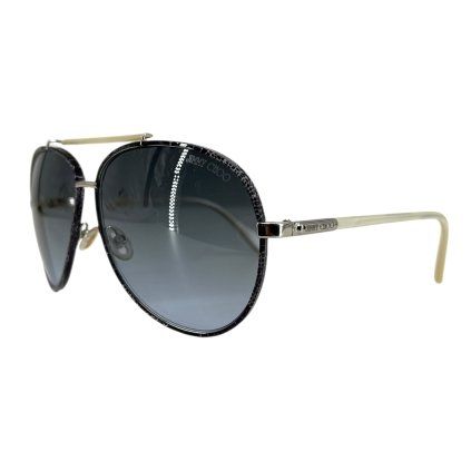 JIMMY CHOO Silver Sunglasses