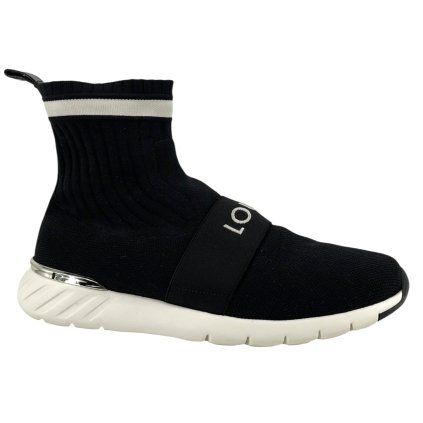 LOUIS VUITTON Logo Sock Ankle Boots