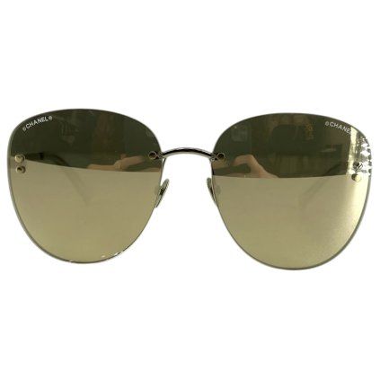 CHANEL Golden Sunglasses