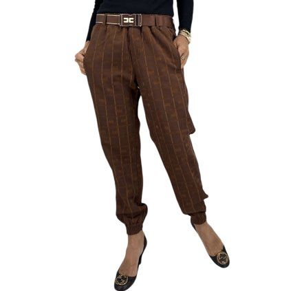 ELISABETTA FRANCHI Black Trousers