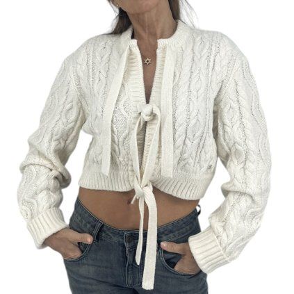 CHANEL Cropp White Sweater