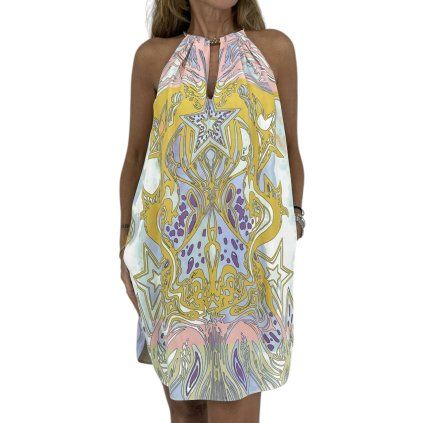 EMILIO PUCCI Colorful Printed Dress