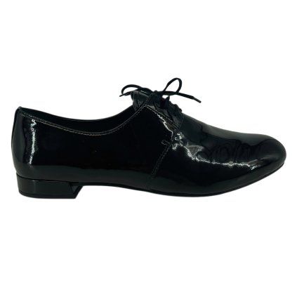 PRADA Vernice Lace Up Loafers