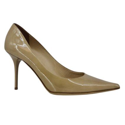 JIMMY CHOO Beige Romy High Pumps