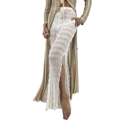 MISSONI White Slit Trousers