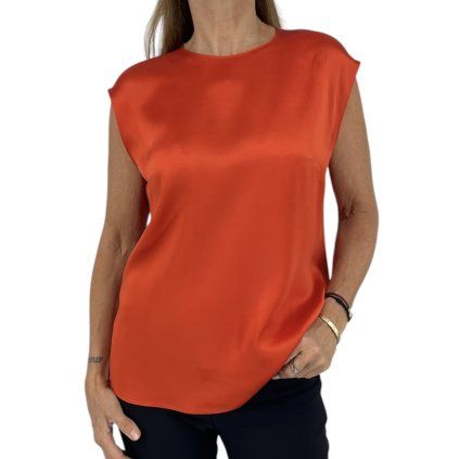 STELLA MCCARTNEY Orange Red Top