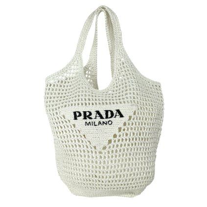 PRADA Crochet Tote Bag