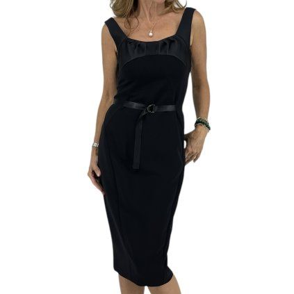 MAX MARA Black Midi Dress