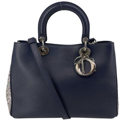 CHRISTIAN DIOR Medium Embellished Diorissimo Bag