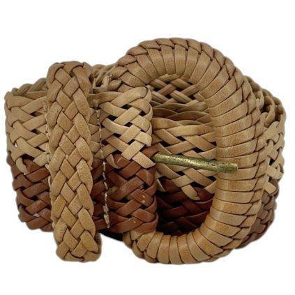 ZIMMERMANN Brown Braided Leather Belt