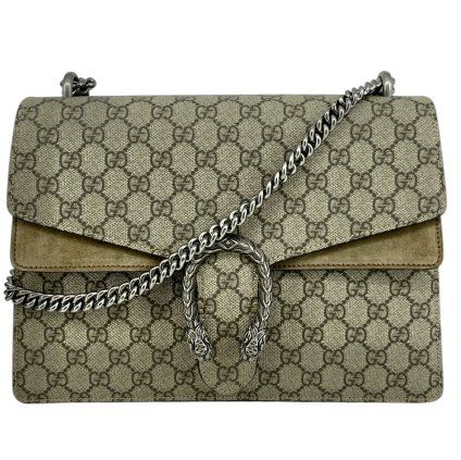 GUCCI Dionysus GG Supreme Medium Shoulder Bag