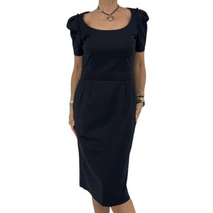 DOLCE & GABBANA Black Midi Dress