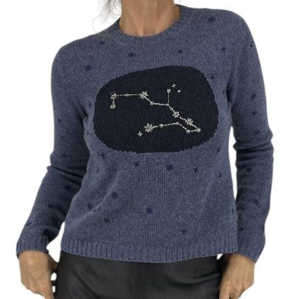 CHRISTIAN DIOR Blue Sweater