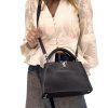 LOUIS VUITTON Capucines BB Taurillon Black Bag