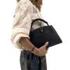 LOUIS VUITTON Capucines BB Taurillon Black Bag