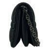 CHRISTIAN DIOR Black Macrocannage Small Soft Caro Bag