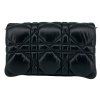 CHRISTIAN DIOR Black Macrocannage Small Soft Caro Bag