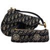 CHRISTIAN DIOR Mini Saddle Oblique Bag With Strap