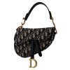 CHRISTIAN DIOR Mini Saddle Oblique Bag With Strap