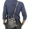 CHRISTIAN DIOR Mini Book Tote Blue And White Bag