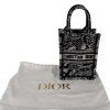 CHRISTIAN DIOR Mini Book Tote Blue And White Bag