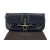 GUCCI Snaffle Bit Black Bag