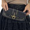 GUCCI Snaffle Bit Black Bag