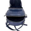 PRADA Diagramme Small Blue Backpack