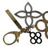 LOUIS VUITTON Tapage Gold And Silver Key And Bag Charm