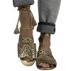 ALBERTA FERRETTI Gold Sandals