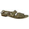 ALBERTA FERRETTI Gold Sandals