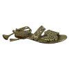 ALBERTA FERRETTI Gold Sandals
