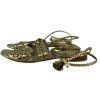ALBERTA FERRETTI Gold Sandals