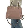 GUCCI Bamboo Small Nude Pink Shopper Bag