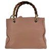 GUCCI Bamboo Small Nude Pink Shopper Bag