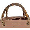 GUCCI Bamboo Small Nude Pink Shopper Bag