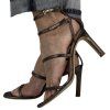 ALBERTA FERRETTI Metallic Brown Heels