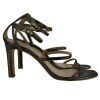 ALBERTA FERRETTI Metallic Brown Heels