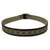 GUCCI GG Canvas Leather Belt