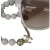 CHANEL Nude Sunglasses With Pearl Chain