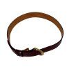 LOUIS VUITTON Monogram Vernis Burgundy Belt