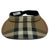 BURBERRY Check Visor Hat