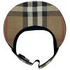 BURBERRY Check Visor Hat