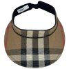 BURBERRY Check Visor Hat