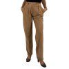 ALBERTA FERRETTI Beige Suede Trousers