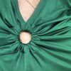 VICTORIA BECKHAM Green Blouse