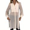 KARL LAGERFELD White Long Blouse