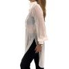 KARL LAGERFELD White Long Blouse
