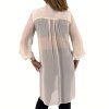 KARL LAGERFELD White Long Blouse