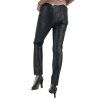 STEFANEL Black Leather Trousers